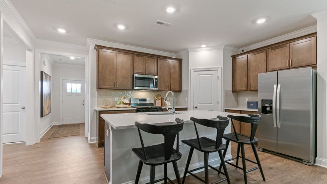 Furnished interior in a model home at Horton Park in Apex (Image 15). Furnished interior in a model home at Horton Park in Apex (Image 15).