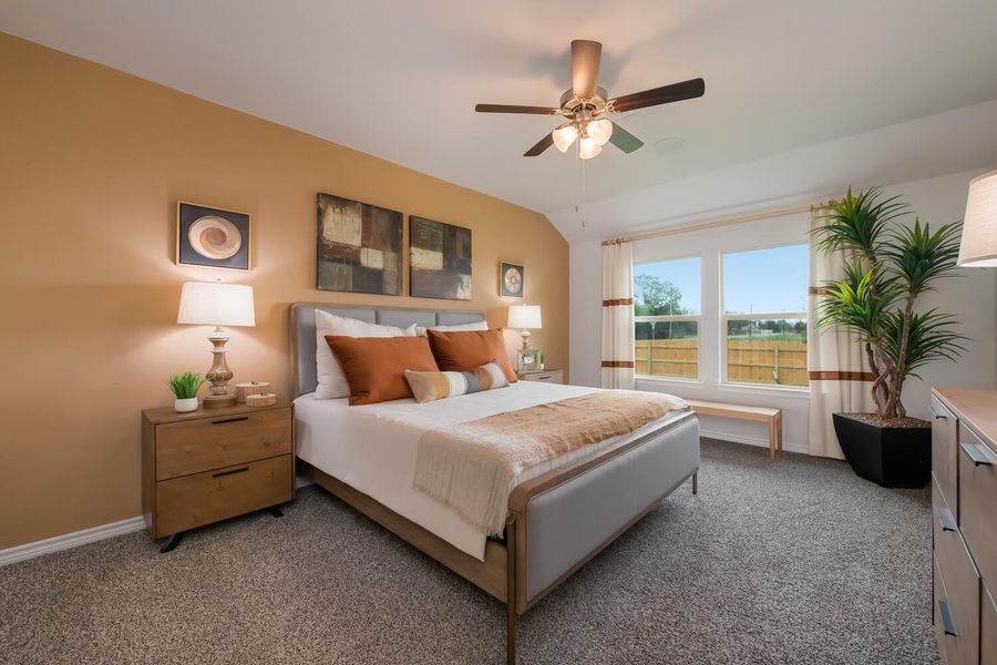 Furnished interior in a model home at Foxborough in Waco (Image 11). Furnished interior in a model home at Foxborough in Waco (Image 11).