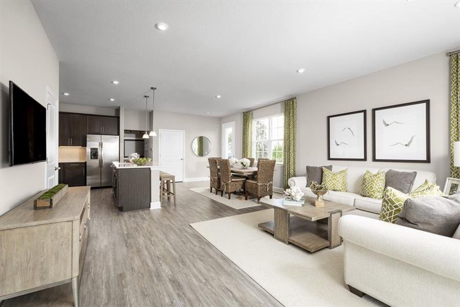 Enjoy a spacious open-concept kitchen designed for effortless cooking, dining and entertaining.