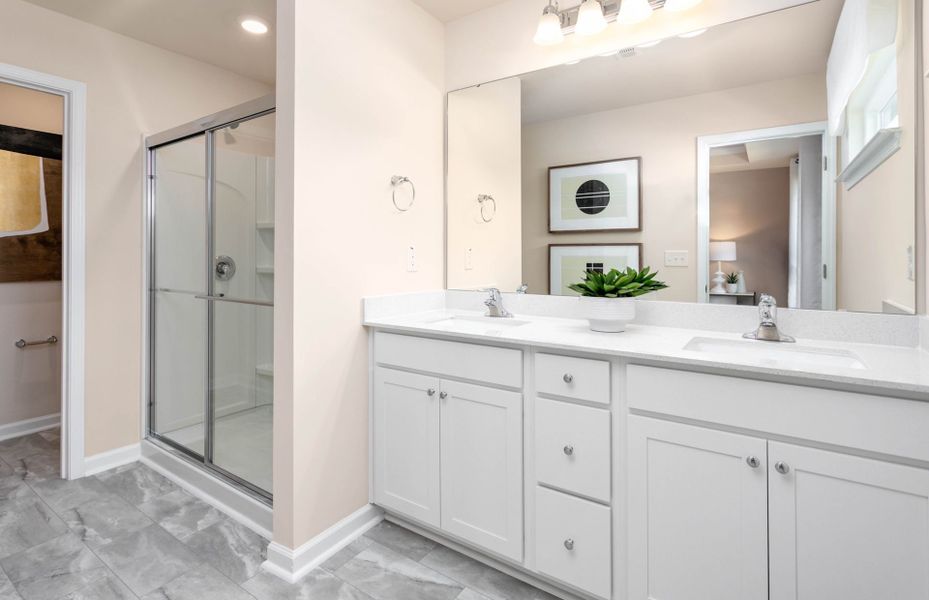 Furnished interior in a model home at Danbury in Winston-Salem (Image 6). Furnished interior in a model home at Danbury in Winston-Salem (Image 6).