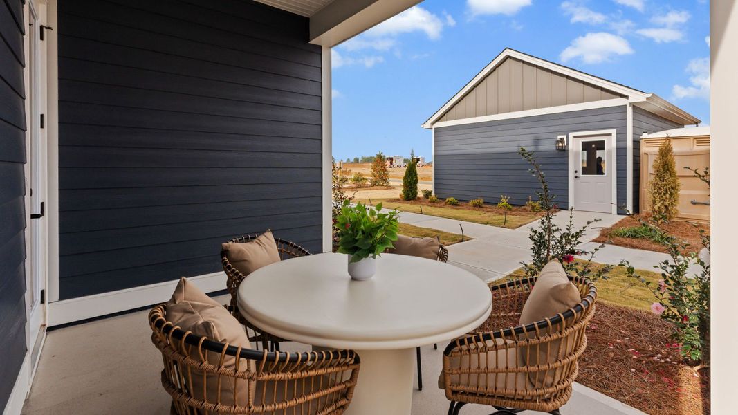 Exterior details of a home in Miller Farm Single Family Homes, Pineville (Image 4). Exterior details of a home in Miller Farm Single Family Homes, Pineville (Image 4).