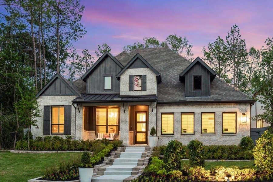 Front exterior of a home in the ARTAVIA: 60ft. lots community, located in Conroe, TX (Image 5).