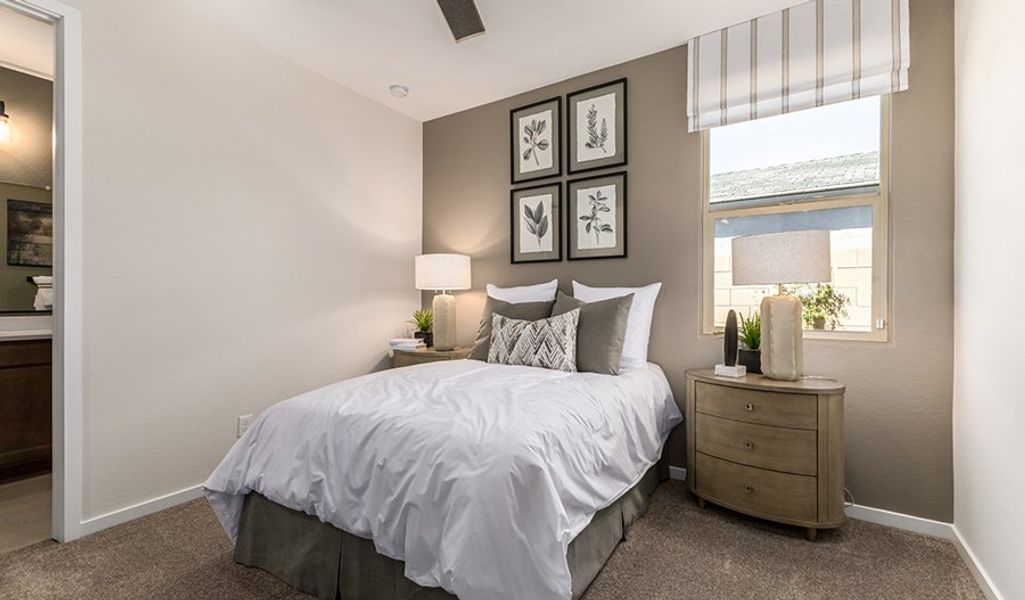Furnished interior in a model home at Portfolio at White Tank Foothills in Waddell (Image 7).