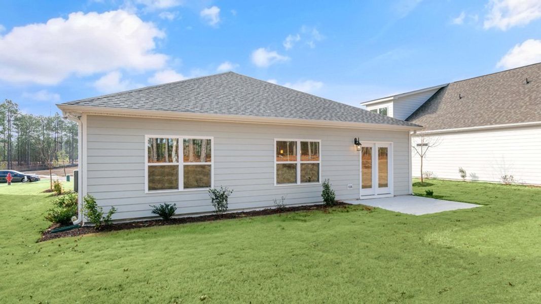 Front exterior of a home in the South Pinehurst Cottages community, located in Pinehurst, NC (Image 16). Front exterior of a home in the South Pinehurst Cottages community, located in Pinehurst, NC (Image 16).