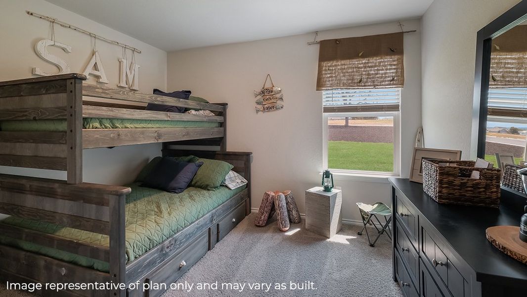 Furnished interior in a model home at Veranda in San Antonio (Image 26).