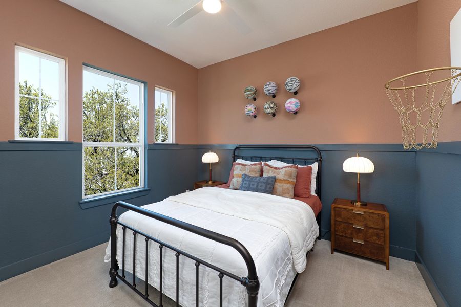 Furnished interior in a model home at Blue Heron Estates in Mont Belvieu (Image 8).