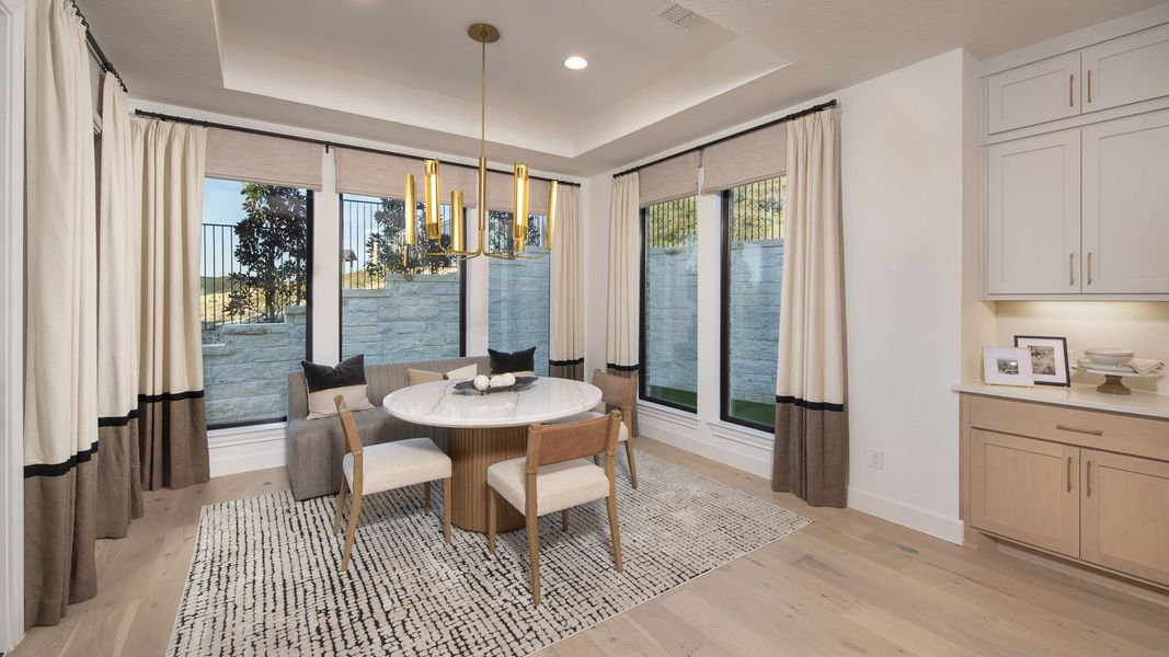 Furnished interior in a model home at The Dominion 70' in San Antonio (Image 12). Furnished interior in a model home at The Dominion 70' in San Antonio (Image 12).