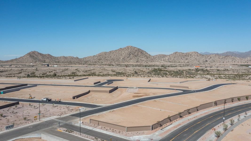 Site preparation and early development at Alta Vida at Westpark in Buckeye, AZ (Image 3).