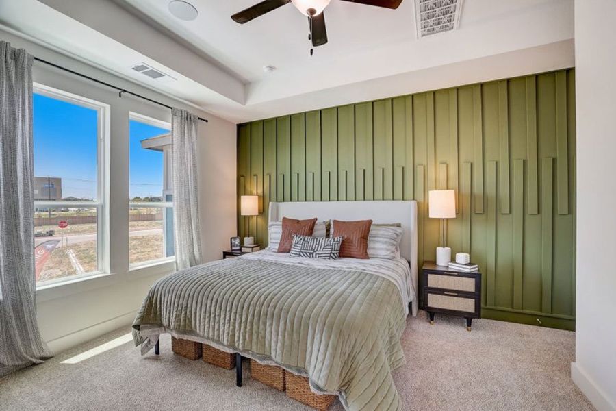 Furnished interior in a model home at Center 45 in Round Rock (Image 17). Furnished interior in a model home at Center 45 in Round Rock (Image 17).
