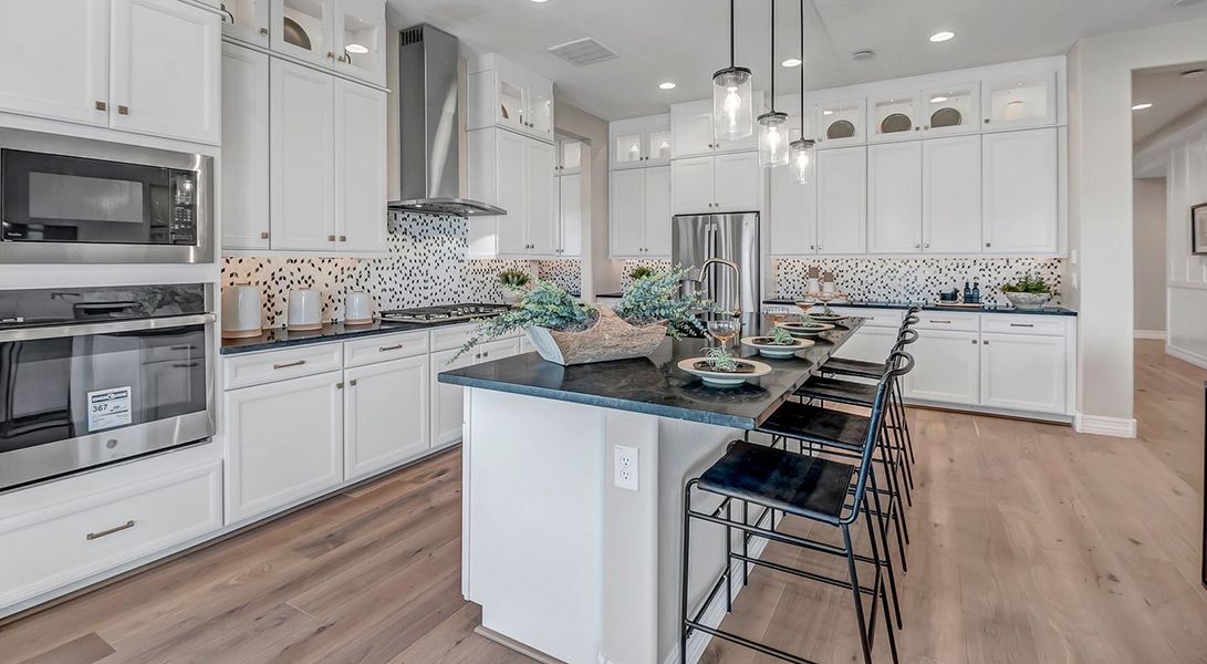 Furnished interior in a model home at Fire Sky at Alamar in Avondale (Image 39).