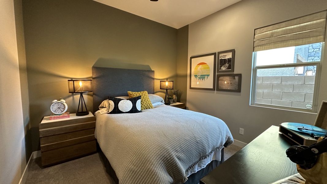 Furnished interior in a model home at Stonehaven Expedition Collection in Glendale (Image 23).