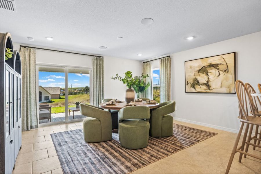 Furnished interior in a model home at Woodland Ranch Estates in Dundee (Image 19).