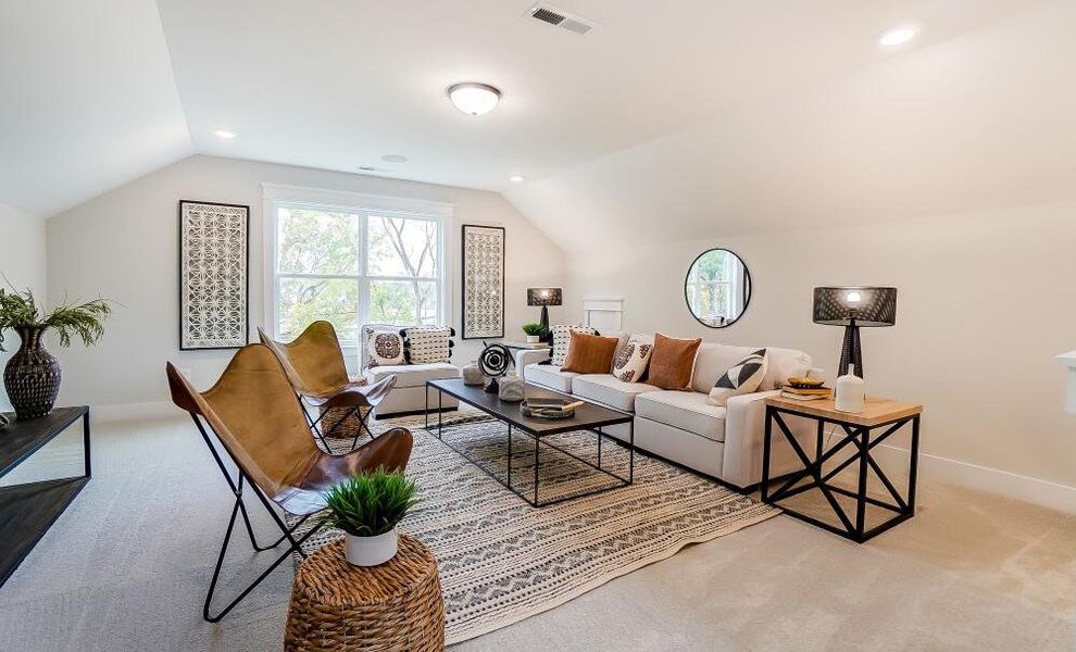 Furnished interior in a model home at Villas at Dawsonville in Dawsonville (Image 25).