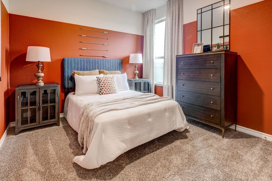 Furnished interior in a model home at Palmilla Springs in Fort Worth (Image 28).