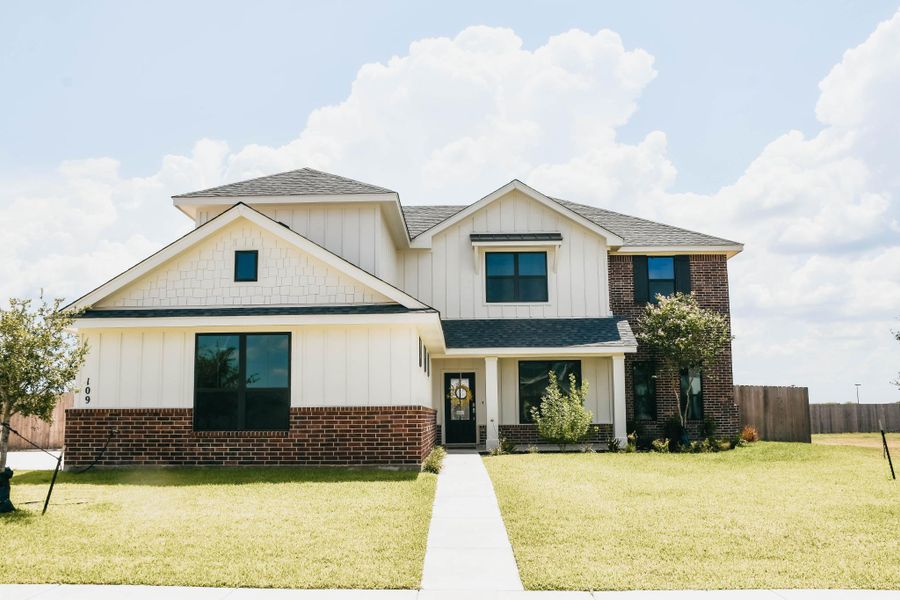 Front exterior of a home in the The Ranches at TerraVista community, located in Victoria, TX (Image 8). Front exterior of a home in the The Ranches at TerraVista community, located in Victoria, TX (Image 8).