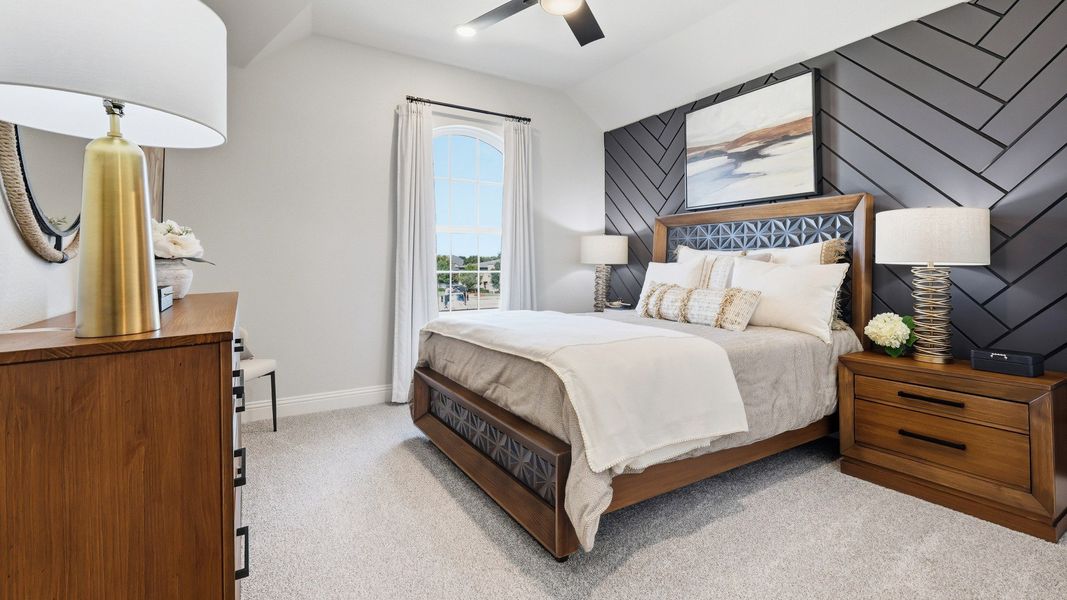 Furnished interior in a model home at Taylor Estates in Corinth (Image 26). Furnished interior in a model home at Taylor Estates in Corinth (Image 26).