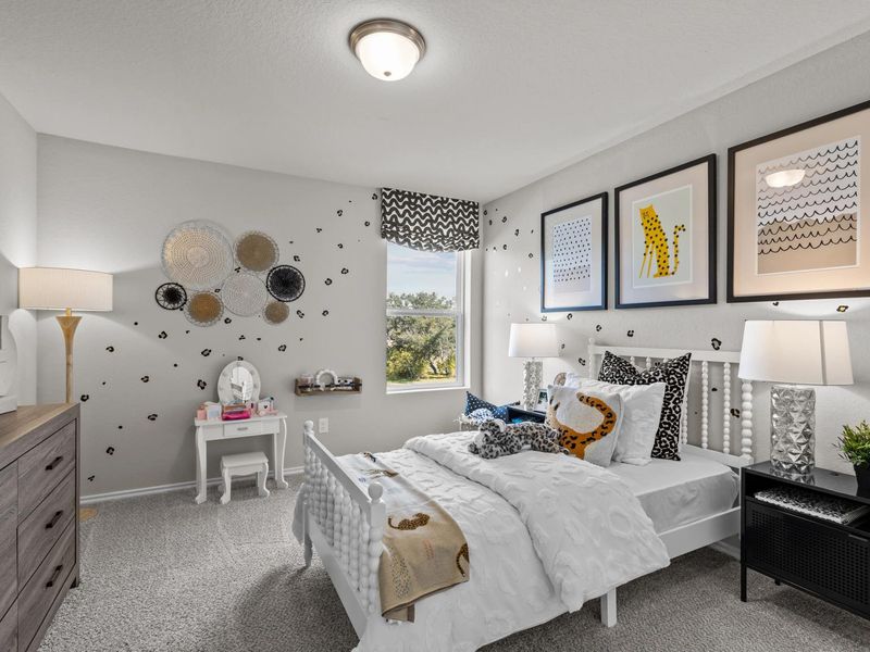 Furnished interior in a model home at Applewhite Meadows in San Antonio (Image 16).