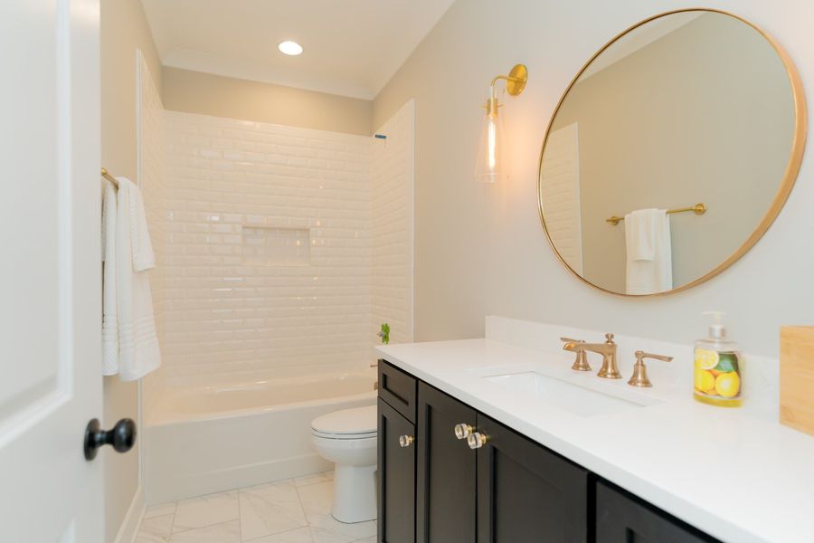Furnished interior in a model home at Hidden River in Signal Mountain (Image 48).