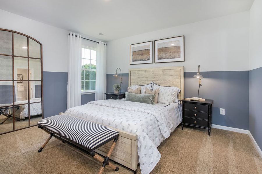 Furnished interior in a model home at Steeplegate Village in Trinity (Image 18).