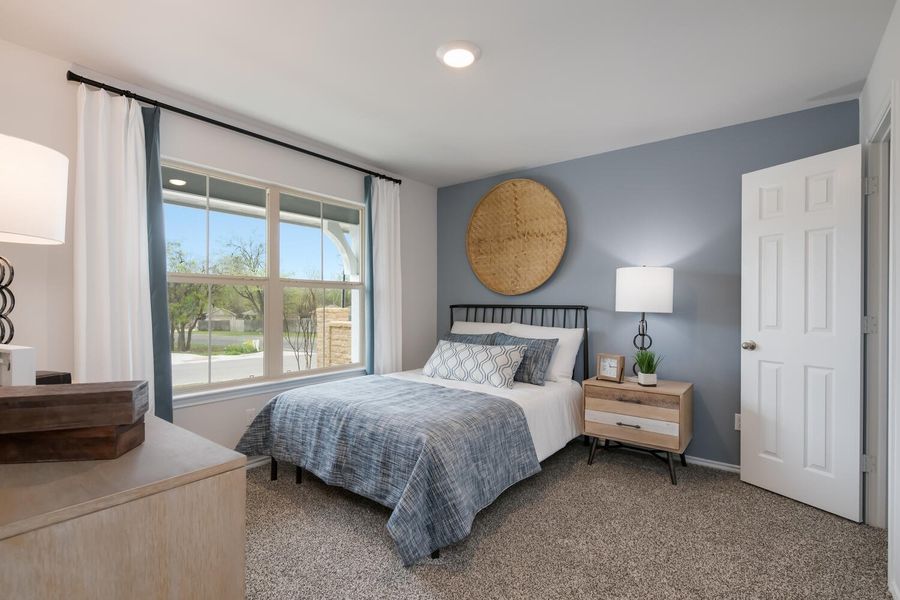 Furnished interior in a model home at Willow Glenn in Temple (Image 22).