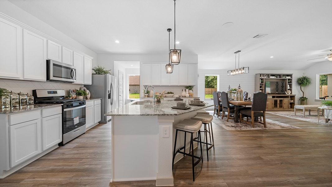 Furnished interior in a model home at Windemere in Beaumont (Image 7).