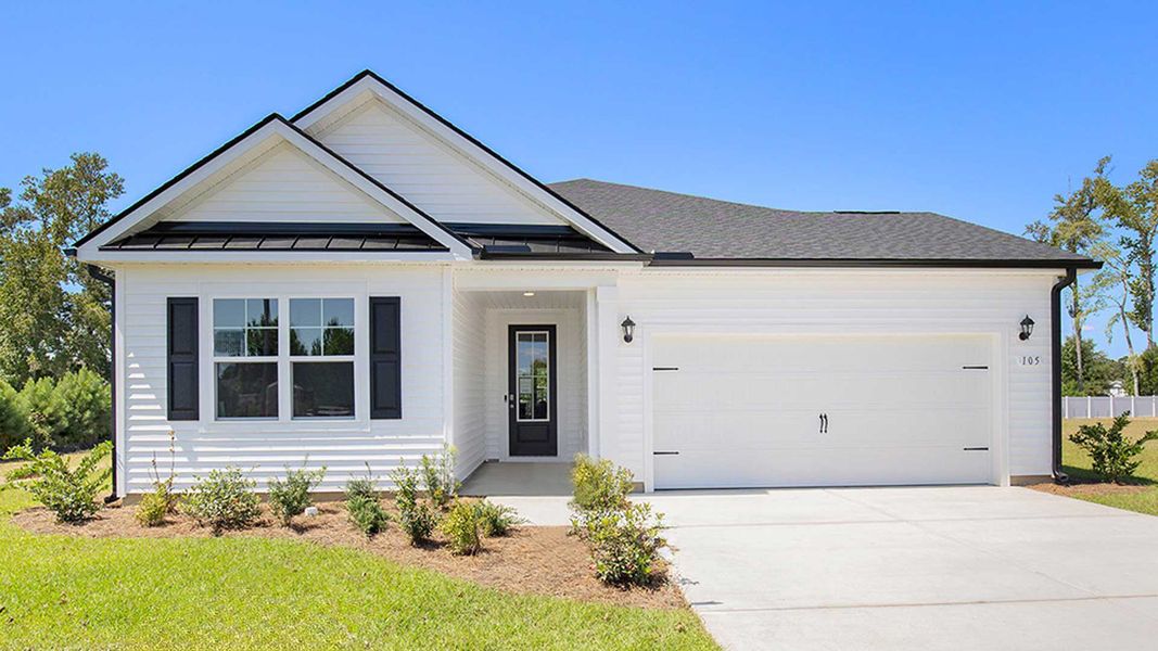 Front exterior of a home in the Coastal Farms community, located in Conway, SC (Image 1).