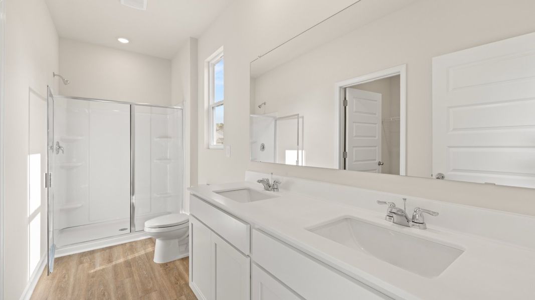 Furnished interior in a model home at Champion's Run in Lithonia (Image 26).