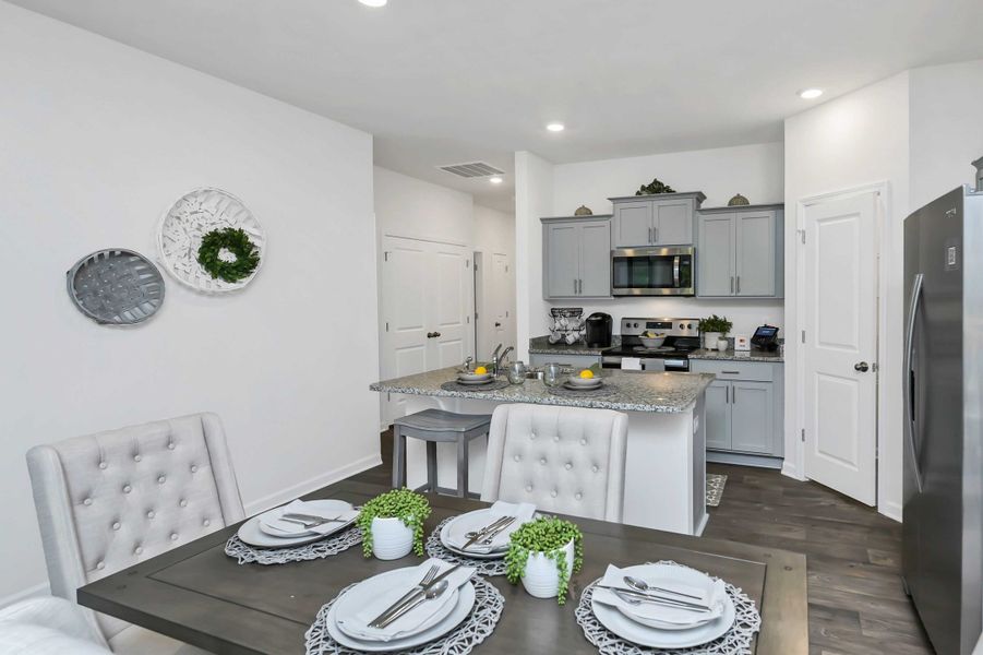 Furnished interior in a model home at Willow Commons in Lugoff (Image 12).