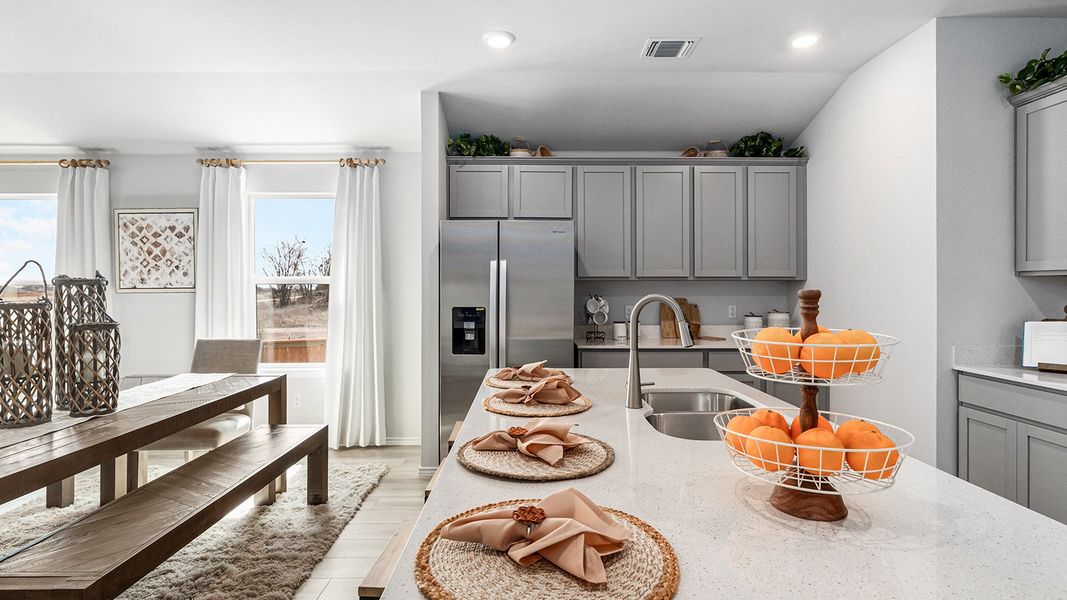 Furnished interior in a model home at Mitchell Farm in Killeen (Image 6).