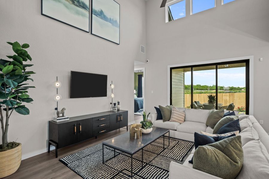 Furnished interior in a model home at The Parklands in Santa Clara (Image 7). Furnished interior in a model home at The Parklands in Santa Clara (Image 7).