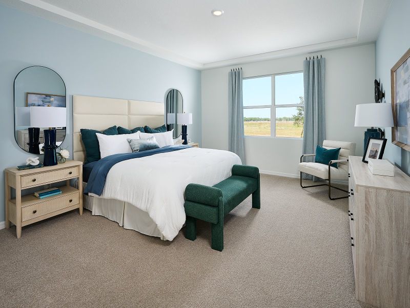 Furnished interior in a model home at Coasterra - Reserve Series in Palmetto (Image 7).