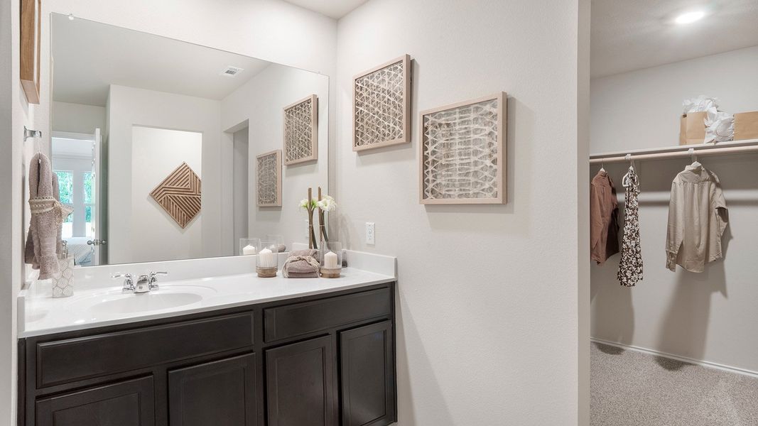 Furnished interior in a model home at Pecan Creek in Temple (Image 20).