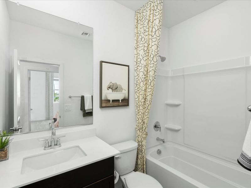 Bathroom in Cedar Floorplan at Silva Farms