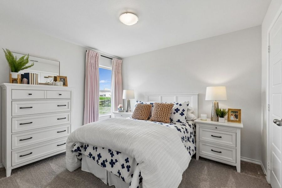 Furnished interior in a model home at Terra Vella in Haslet (Image 24).