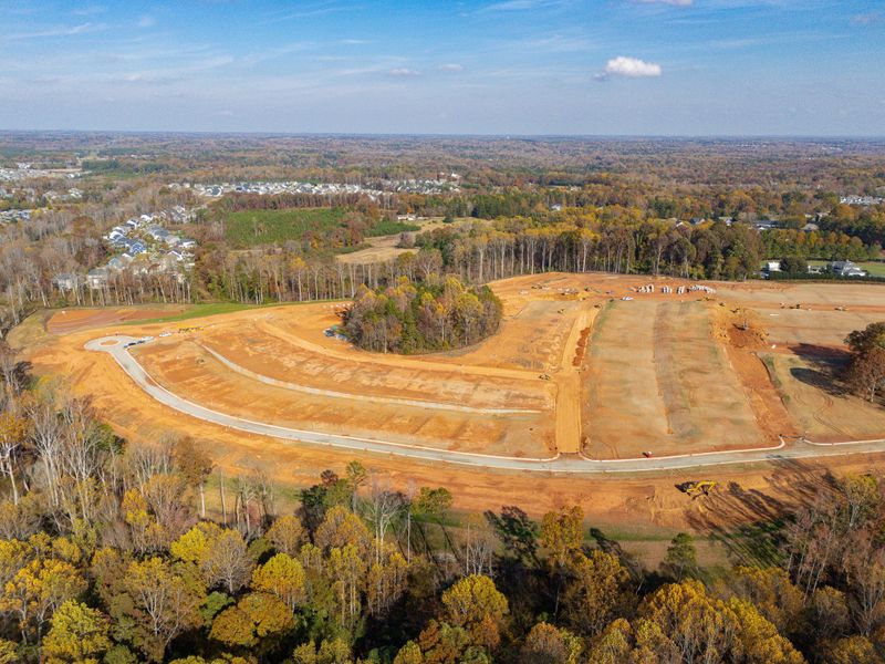 Site preparation and early development at Preserve at Mayes Meadow in Cornelius, NC (Image 10).
