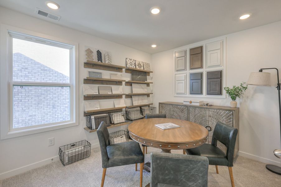 Furnished interior in a model home at Langford Farms in Gallatin (Image 42).