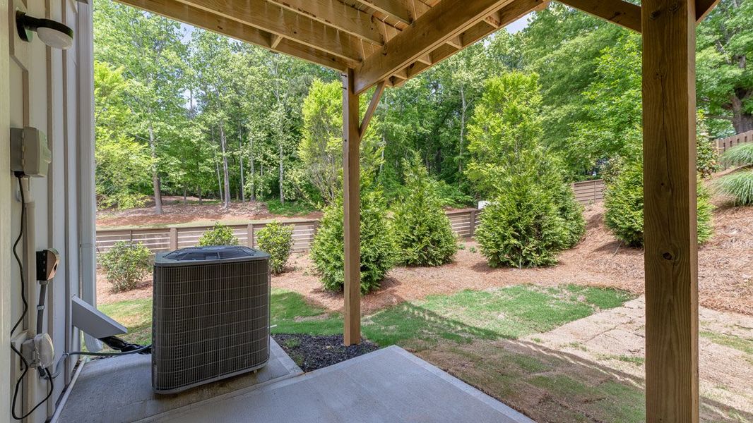 Exterior details of a home in Overlook at Peachtree Corners, Norcross (Image 10).