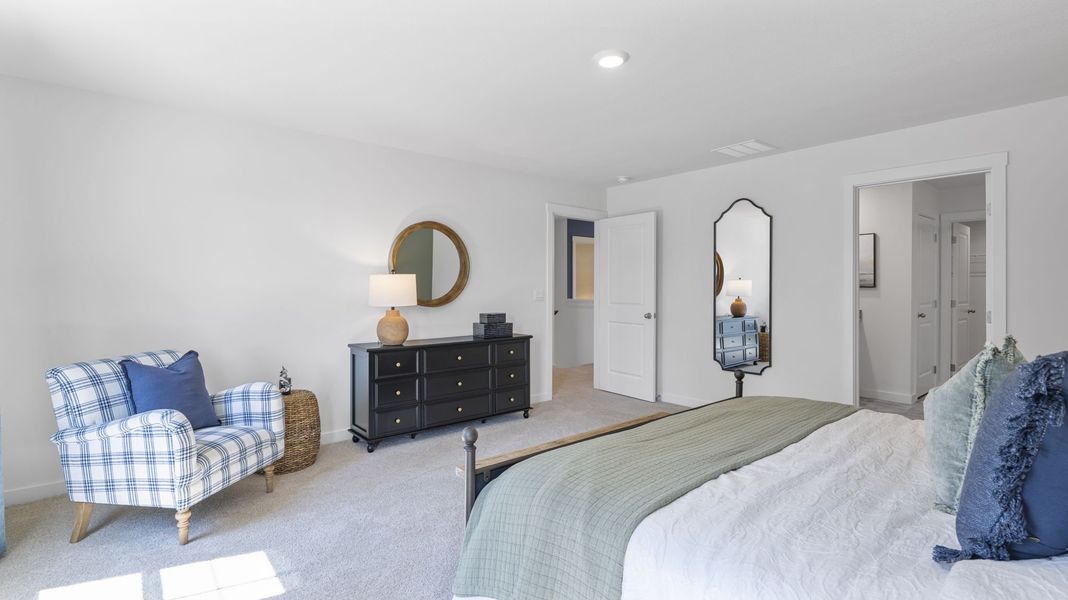 Furnished interior in a model home at Fox Hollow in Dalton (Image 16). Furnished interior in a model home at Fox Hollow in Dalton (Image 16).