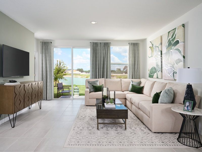 Furnished interior in a model home at Two Rivers - Premier Series in Zephyrhills (Image 8). Furnished interior in a model home at Two Rivers - Premier Series in Zephyrhills (Image 8).