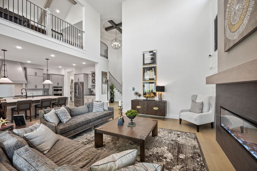 Furnished interior in a model home at Jubilee - 60' in Hockley (Image 7). Furnished interior in a model home at Jubilee - 60' in Hockley (Image 7).