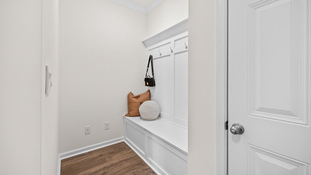 Furnished interior in a model home at Westland in Bogart (Image 18).