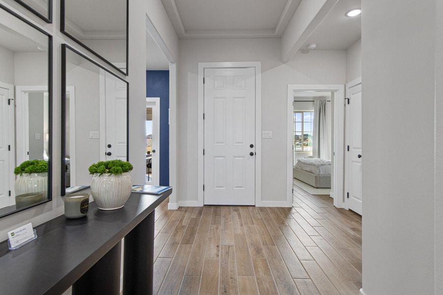 Furnished interior in a model home at Paloma Ranch in Harlingen (Image 33).