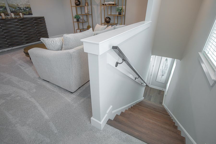 Furnished interior in a model home at Myers Park in Arlington (Image 47).