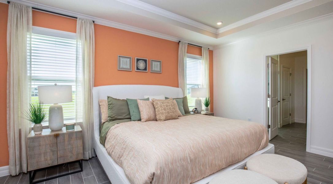 Furnished interior in a model home at Ormond & Daytona Beach in Edgewater (Image 5).