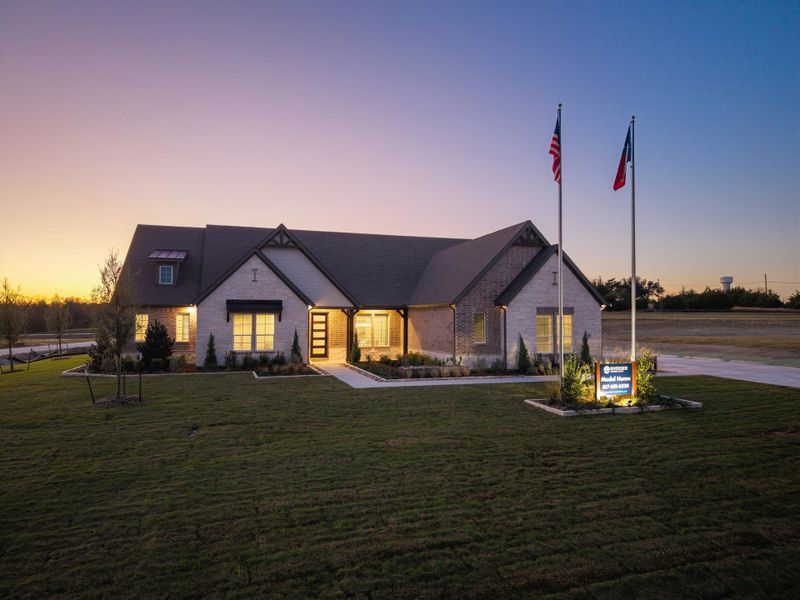 Front exterior of a home in the Grayson Ridge community, located in Van Alstyne, TX (Image 28).