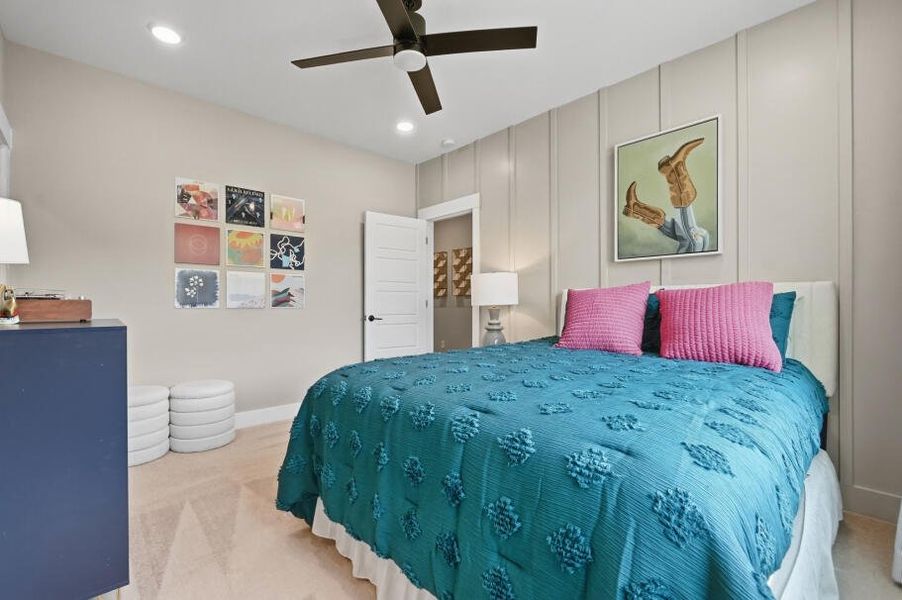 Furnished interior in a model home at Rock Creek in Denver (Image 45).