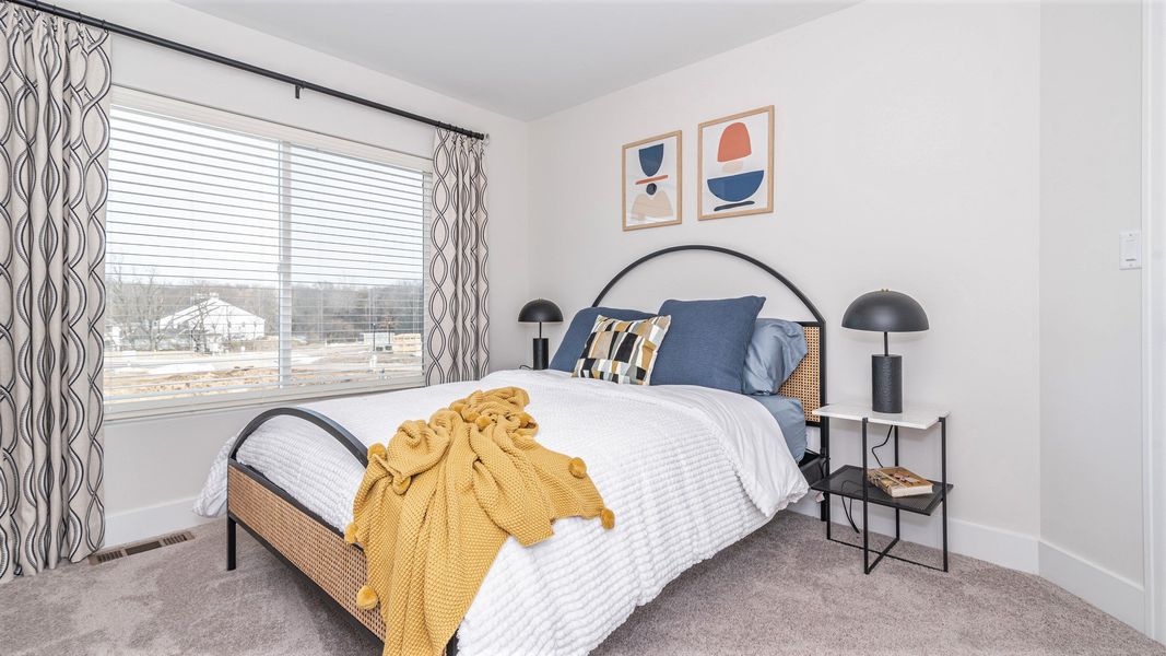 Furnished interior in a model home at Bristol Ridge Townhomes in Ann Arbor (Image 15). Furnished interior in a model home at Bristol Ridge Townhomes in Ann Arbor (Image 15).