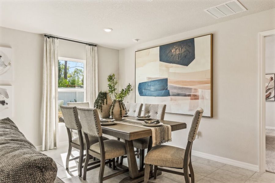 Furnished interior in a model home at Spring Hill in Spring Hill (Image 9).