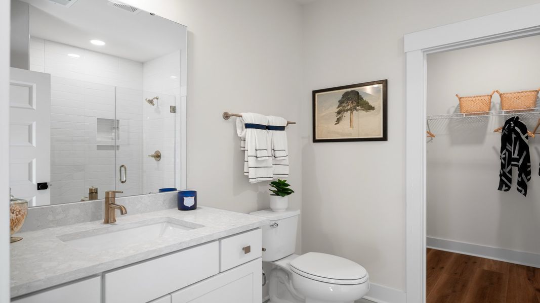 Furnished interior in a model home at Briley Pointe in Mount Pleasant (Image 14).