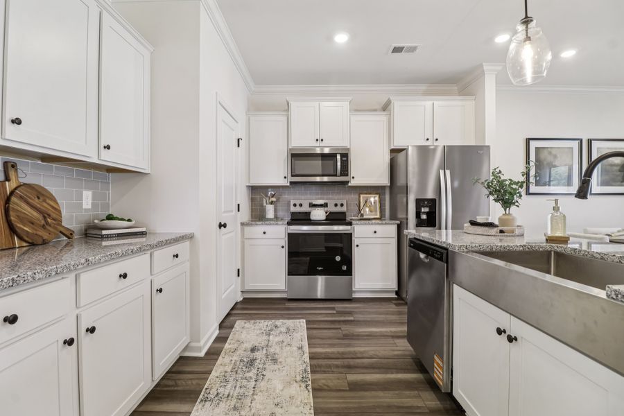 Furnished interior in a model home at Walker’s Trail in Lexington (Image 16).